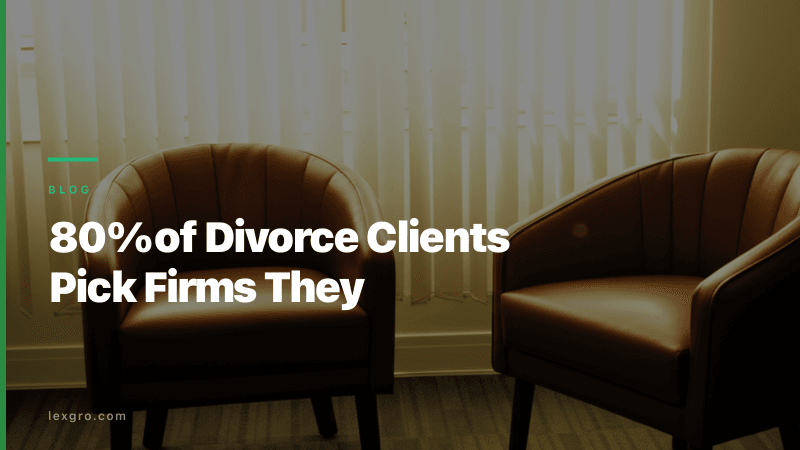 80% of Divorce Clients Pick Firms They Find Online