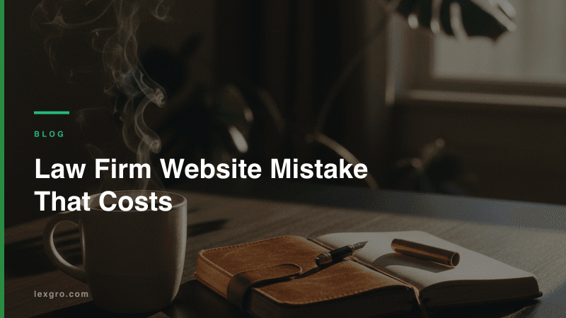 The Law Firm Website Mistake That Costs You Clients