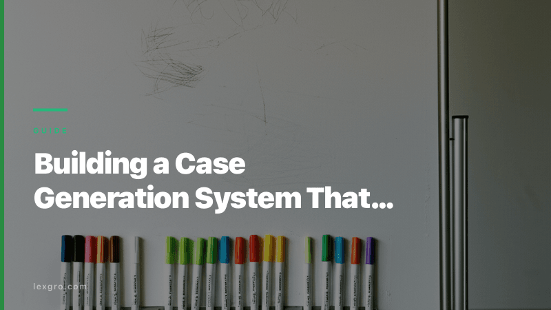 Build a Case Generation System That Runs Alone